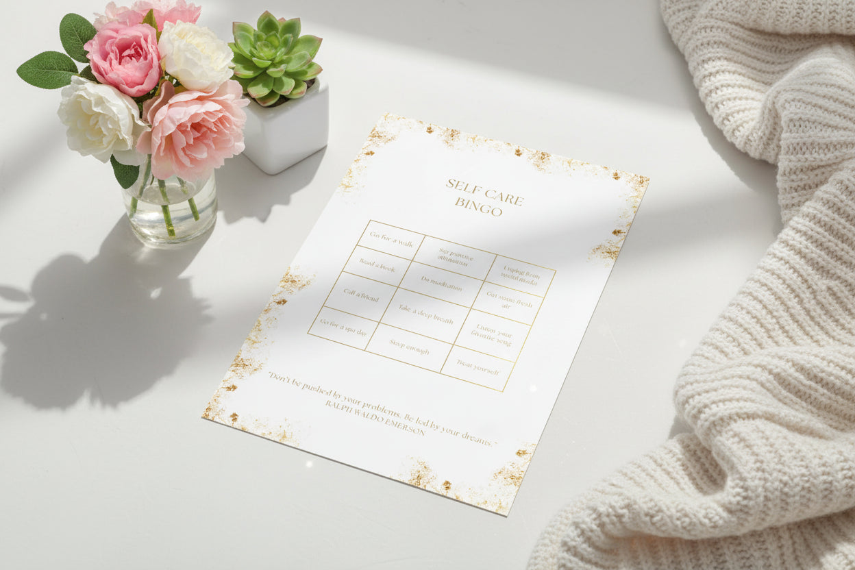 Daily prompts and self-reflection exercises inside Becoming Her Journal.